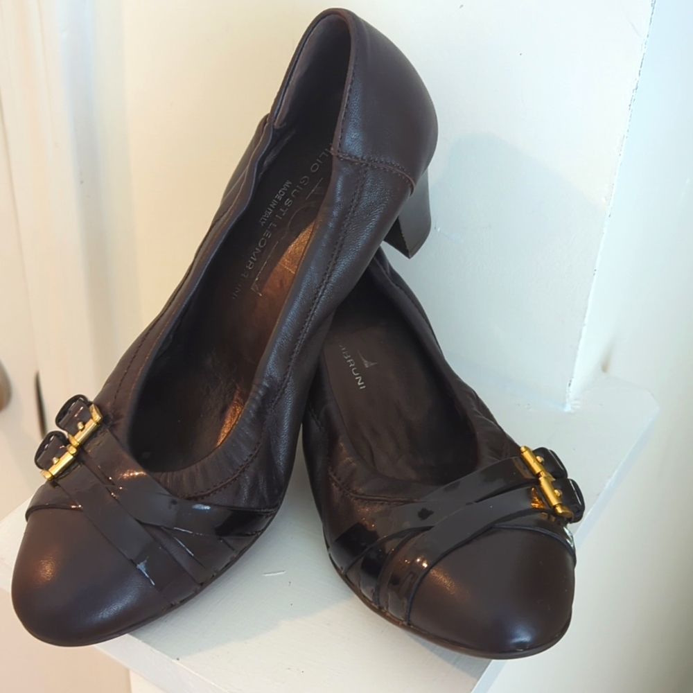 ATTILIO GIUSTI LEOMBRUNI #N107032 Heels Made in Italy Dark Brown